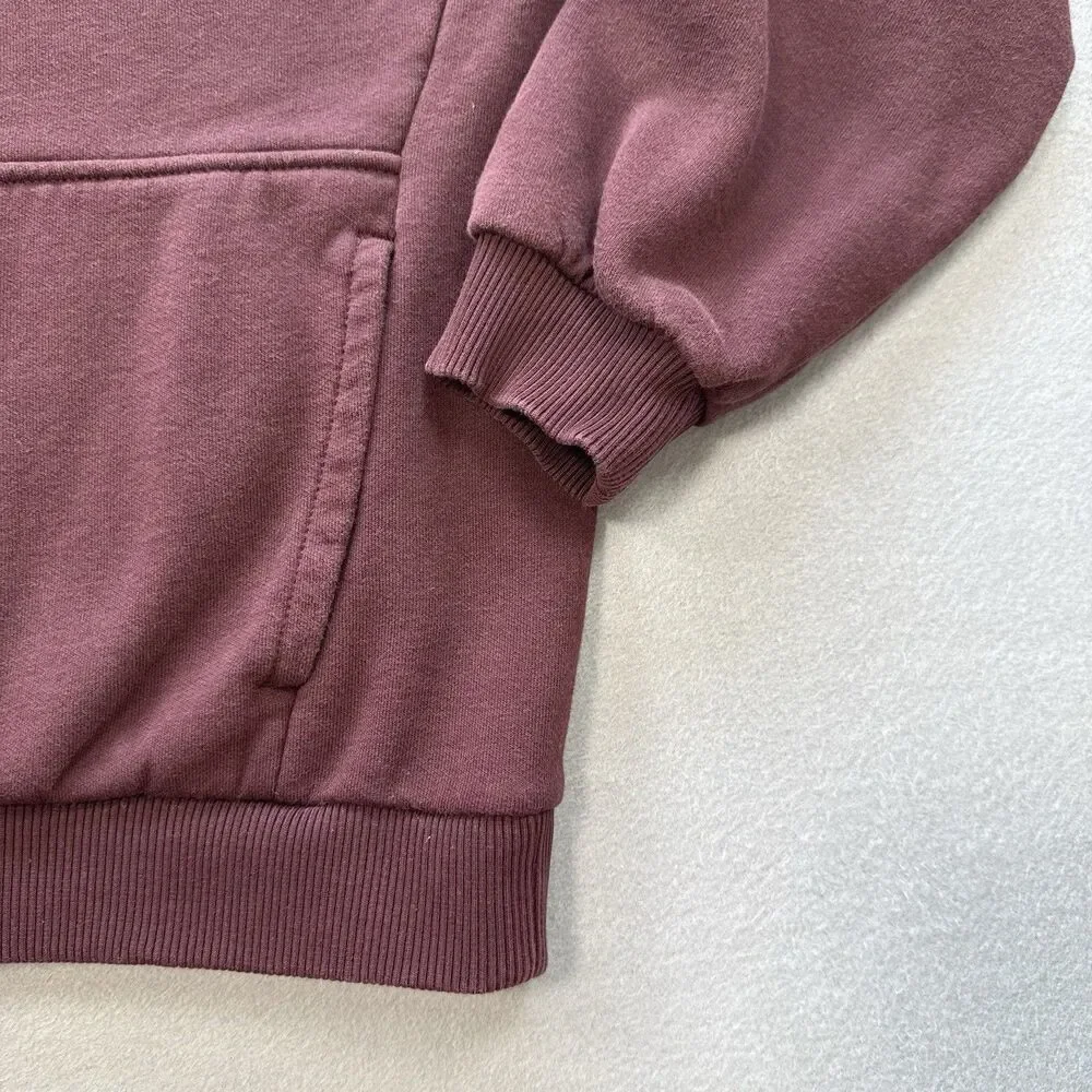 Nike Sportswear Club Fleece Pullover Hoodie Kids Large Burgundy Maroon
